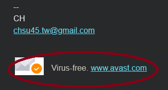 virus free signature